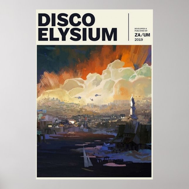 Poster Disco Elysium (Frente)