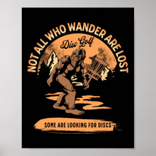 Poster Disco Golfe - Nem Todos Que Vagueiam Estão Perdido