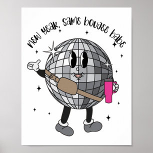Poster Disco Ll Ano Novo Mesmo Boujee Seja Feliz Natal
