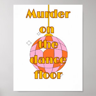 Poster Disco na pista de dança