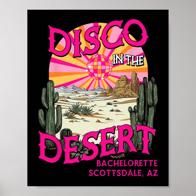 Poster Disco No Solteiro Da Equipe Do Deserto Noiva Scott (Frente)