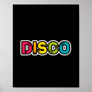 Poster DISCO retro vinil