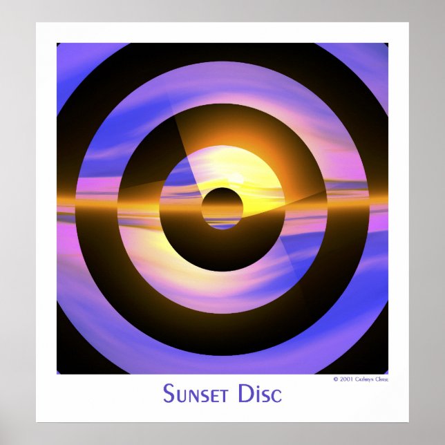 Poster Disco Sunset (Frente)