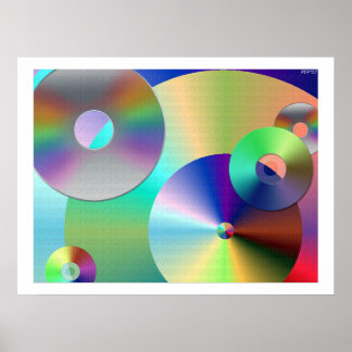 Poster Discos compactos