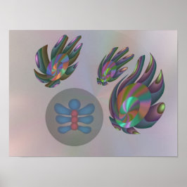 Poster Discos sintéticos e forma de vida