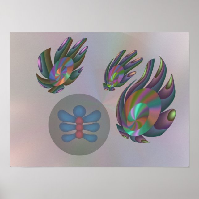 Poster Discos sintéticos e forma de vida (Frente)