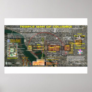 Poster Disctrict de Colômbia - homem maçónico 2