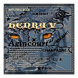 Pôster Discurso inspirador de Henry V