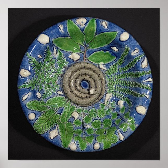 Pôster Dish, Palissy Ware (Frente)