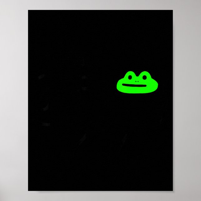 Poster Dishonest Frog Meme Behave No Funny Frog Meme Sayi (Frente)