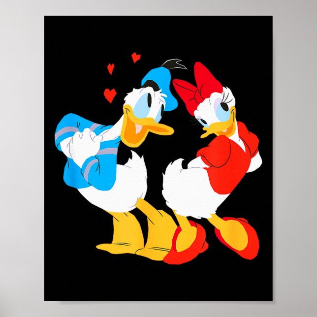 Poster Disney Donald And Daisy Sweethearts Valentine’s Da (Frente)