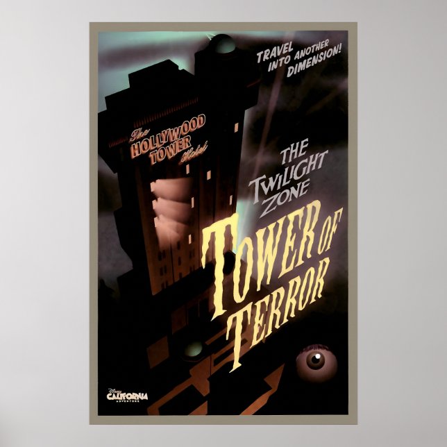 Poster Disney Parks Twilight Zone Tower of Terror (Frente)