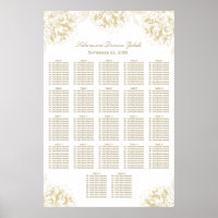Disposição de Assentos de Casamento Elegante em Do