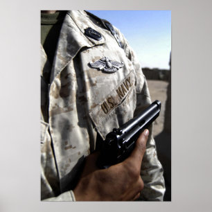 Pôster Dispositivo da guerra da força marinha de frota