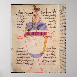 Poster Dispositivo mecânico para água vazada