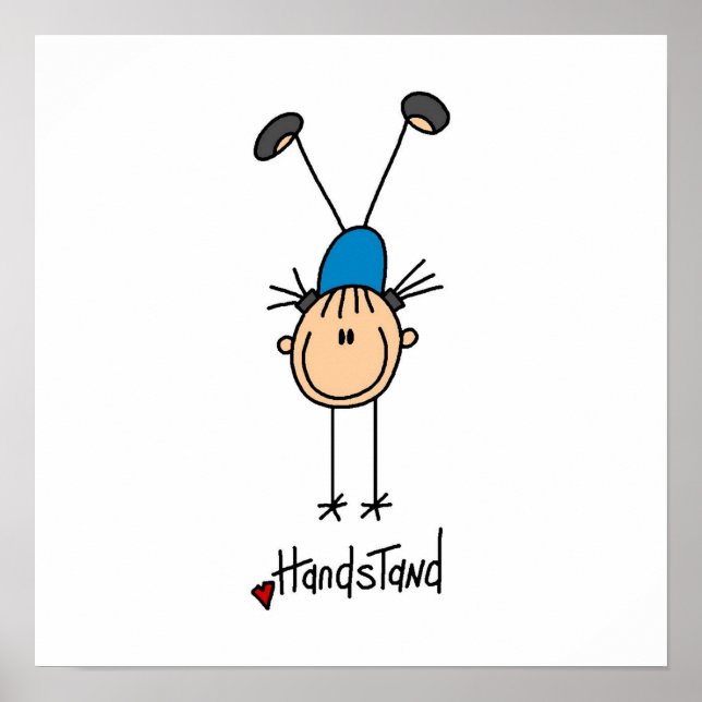 Pôster Dispositivos de mão do ginasta (Frente)