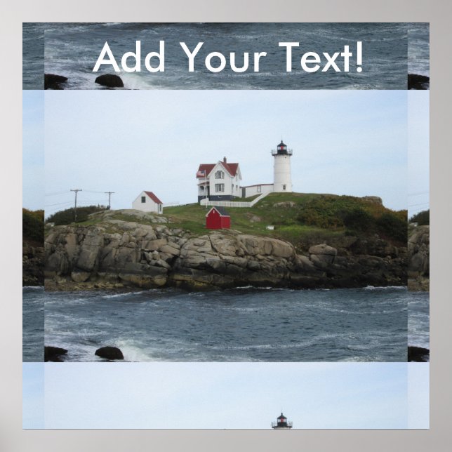 Poster Distância da Maine de Luz Nubble (Frente)