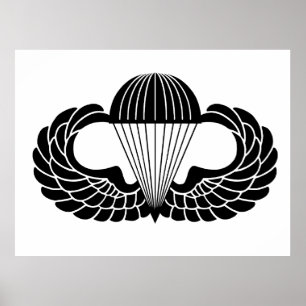 Poster Distintivo de paraquedista