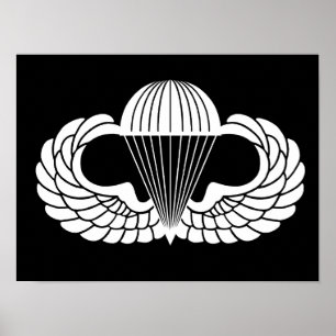 Poster Distintivo de paraquedista