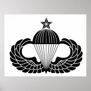 Poster Distintivo de paraquedista, Sênior