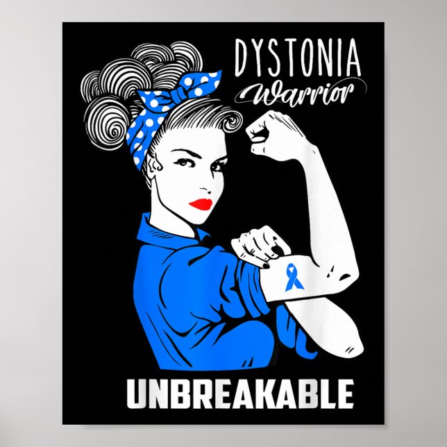 Poster Distonia Conhecimento da Camisa de Presente do Gue (Frente)