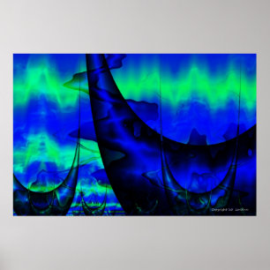 Poster Distorção Aquática