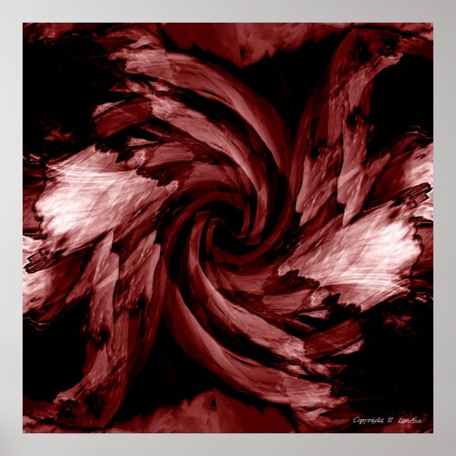 Pôster Distorções turvas 3 (Frente)