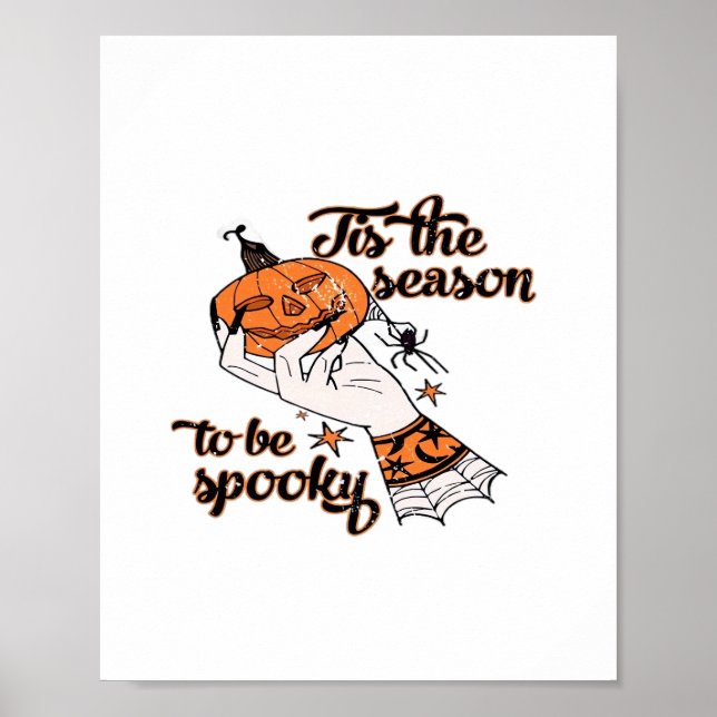 Poster Distressed Spooky Season (Frente)