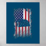 Poster Distressed Taco American Flag Vintage USA<br><div class="desc">Distressed Taco American Flag Vintage USA Patriotic Gift. Perfect gift for your dad,  mom,  papa,  men,  women,  friend and family members on Thanksgiving Day,  Christmas Day,  Mothers Day,  Fathers Day,  4th of July,  1776 Independent day,  Veterans Day,  Halloween Day,  Patrick's Day</div>