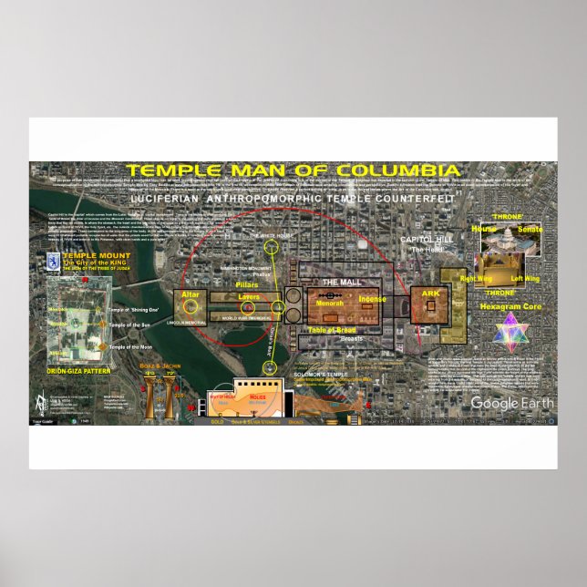 Poster Distrito de Colúmbia - Homem Masônico 2 (Frente)