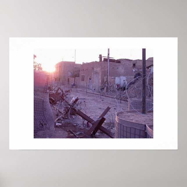 Poster Distrito de Jolan, Fallujah Iraque (Frente)