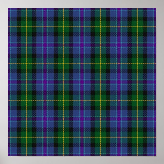 Poster Distrito de Tartan - Ayrshire - Download Digital (Frente)