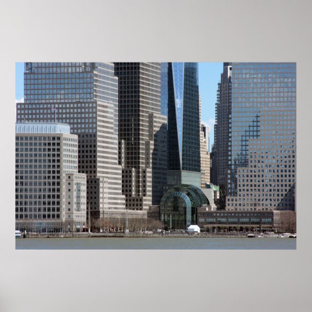 Poster Distrito financeiro de Manhattan (Frente)