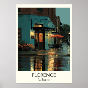 Poster Distrito Histórico de Florence Alabama