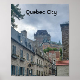 Poster Distrito histórico na cidade de Quebec