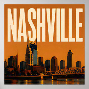 Poster Distrito Musical de Nashville Broadway