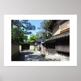 Poster Distrito Samurai de Nagamachi: Kanazawa, Japão