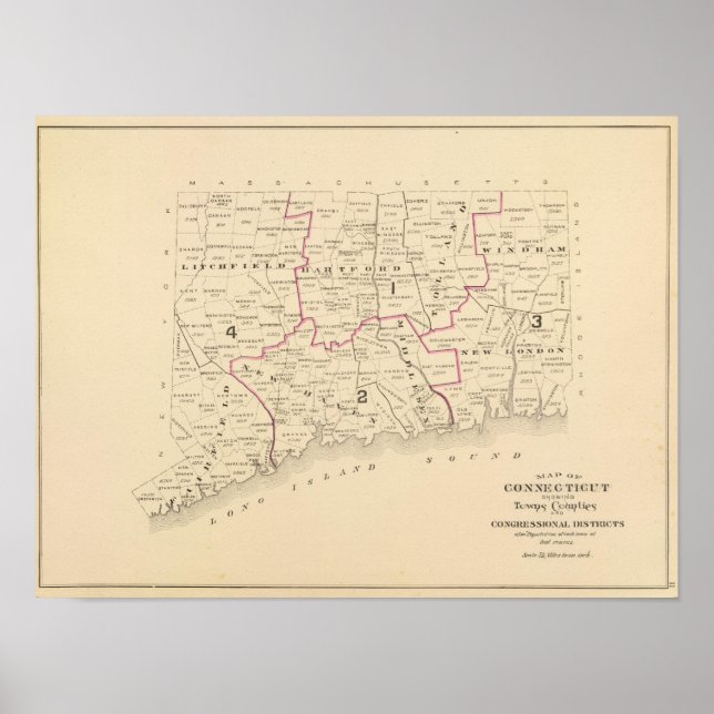 Pôster Distritos do Congresso (Frente)