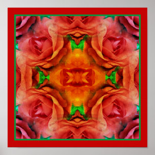 Poster Distúrbio de natureza do Abstrato da ventoinha da