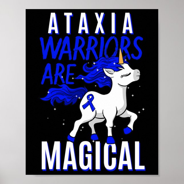 Poster Distúrbio do Movimento Dystaxia Friedreich's Unico (Frente)