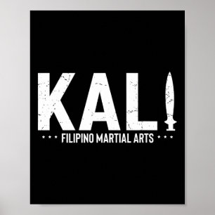 Poster Ditado Antigo Kali Treinamento de Artes Marciais F