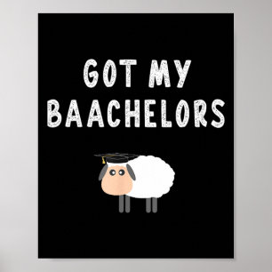 Poster dito de formatura de faculdade de 2024 grau de bac