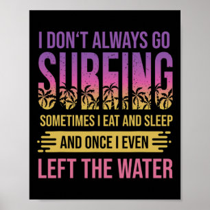 Poster Dito de surfista para windsurf e surfe