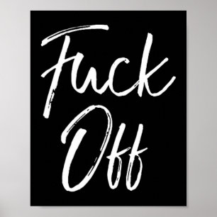 Poster Dito Divertido Citação Sarcástica Loner Piada Pres