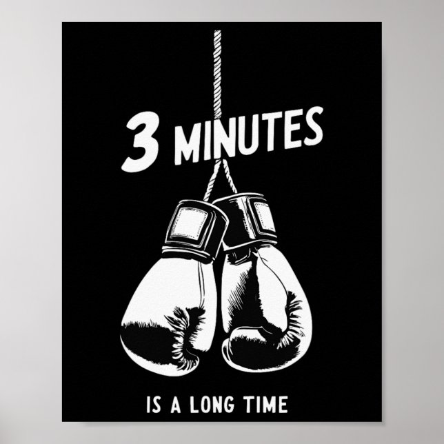 Poster Dito engraçado Boxe Kickboxing Amante do Boxe Boxe (Frente)
