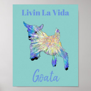 Poster Dito engraçado de cabra