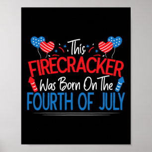Poster Dito Engraçado Este Fogos De Artifício Nasceu No Q