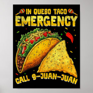 Poster Dito engraçado meme cinco de maio mexicano taco fe