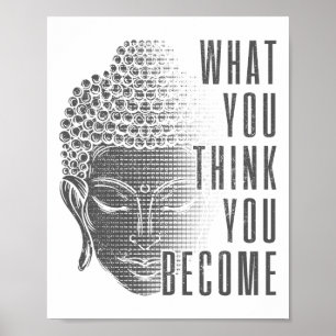Poster Dito Espiritual de Buda Presente de Budismo Yoga _