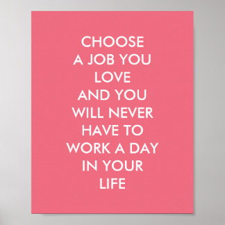 Pôster Ditos Inspiracionais Personalizados Citação de Con